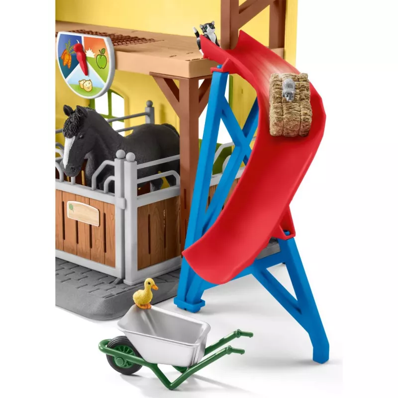 schleich FARM WORLD Horse stable, Farm, Farm animals / farm toys, 3 yr(s), Multicolour, Plastic
