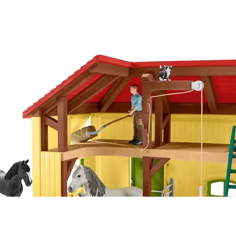 schleich FARM WORLD Horse stable, Farm, Farm animals / farm toys, 3 yr(s), Multicolour, Plastic