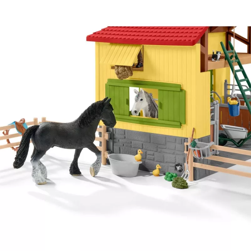 schleich FARM WORLD Horse stable, Farm, Farm animals / farm toys, 3 yr(s), Multicolour, Plastic