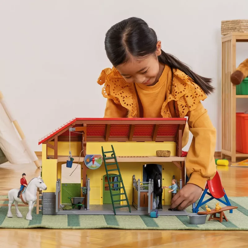 schleich FARM WORLD Horse stable, Farm, Farm animals / farm toys, 3 yr(s), Multicolour, Plastic