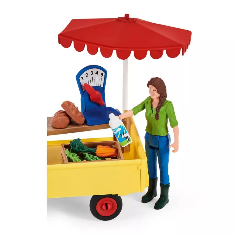 Mobile Farm Stand Schleich Farm Life Sunny Day 42528