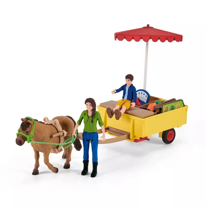 Mobile Farm Stand Schleich Farm Life Sunny Day 42528