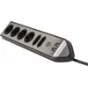 Power Extension Brennenstuhl 1153590610 2m 6 AC Outlets Indoor Black Silver