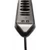 Power Extension Brennenstuhl 1153590610 2m 6 AC Outlets Indoor Black Silver