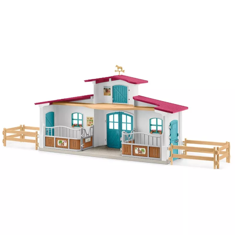 schleich HORSE CLUB Lakeside Riding Center, Farm, Horse Stable, Horses, 5 yr(s), Multicolour, Plastic