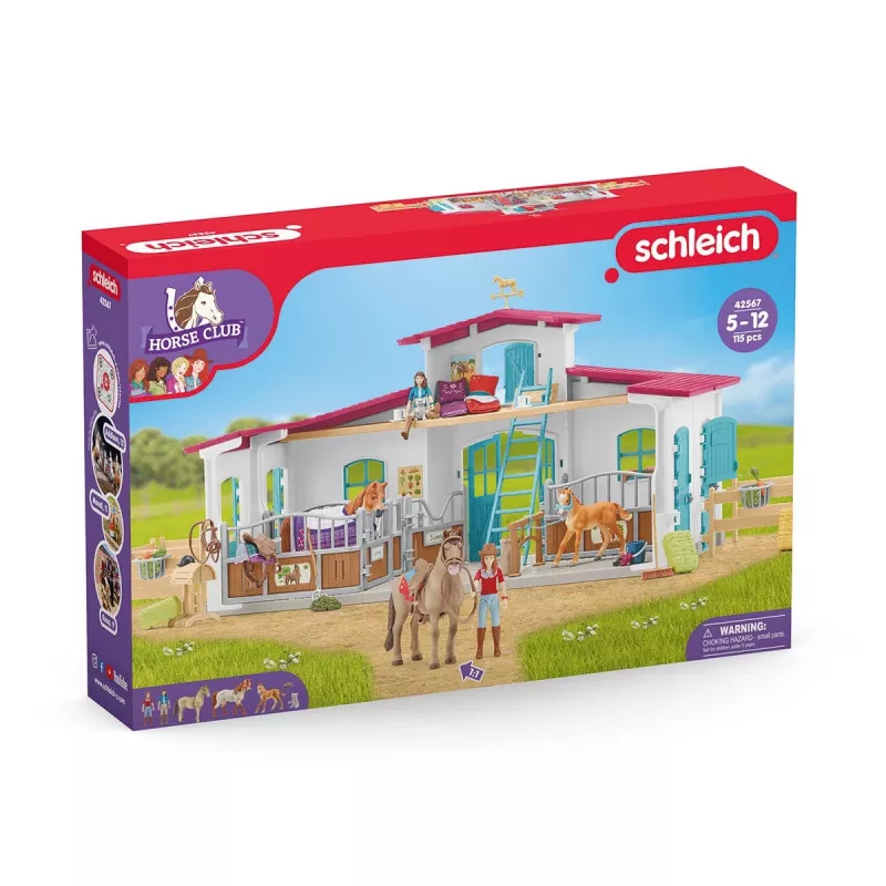 schleich HORSE CLUB Lakeside Riding Center, Farm, Horse Stable, Horses, 5 yr(s), Multicolour, Plastic