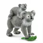 Schleich WILD LIFE Koala Mother and Baby 42566 Green Grey