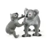 Schleich WILD LIFE Koala Mother and Baby 42566 Green Grey