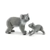 Schleich WILD LIFE Koala Mother and Baby 42566 Green Grey