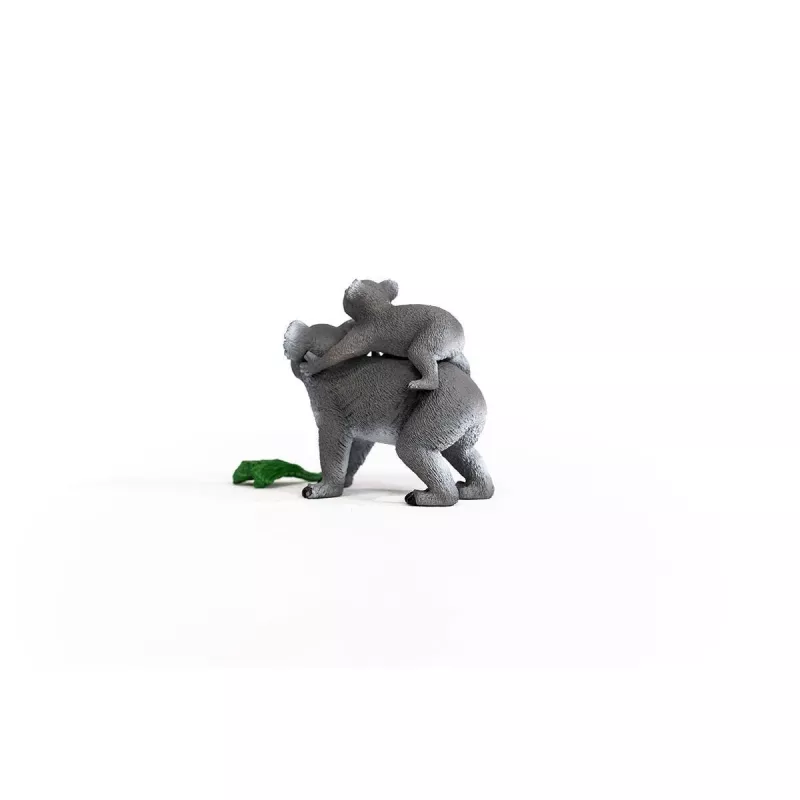 Schleich WILD LIFE Koala Mother and Baby 42566 Green Grey