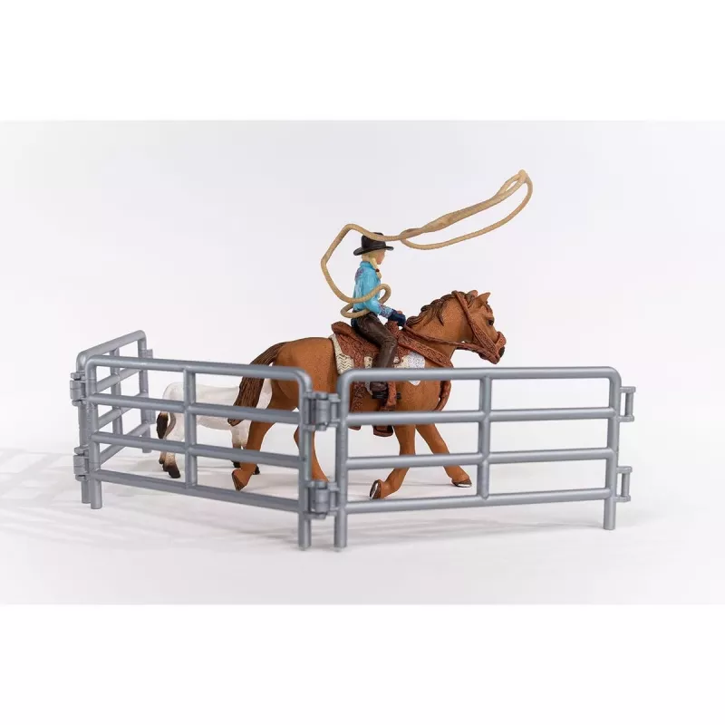 schleich Cowgirl Team Roping Fun, 3 yr(s), Multicolour