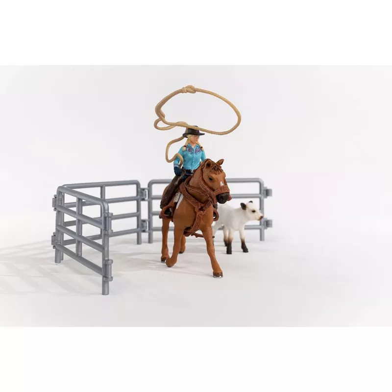 schleich Cowgirl Team Roping Fun, 3 yr(s), Multicolour
