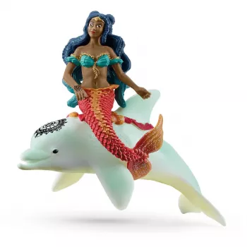 schleich Isabelle on Dolphin, 5 yr(s), Multicolour