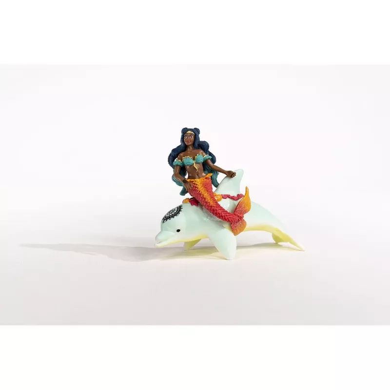 schleich Isabelle on Dolphin, 5 yr(s), Multicolour