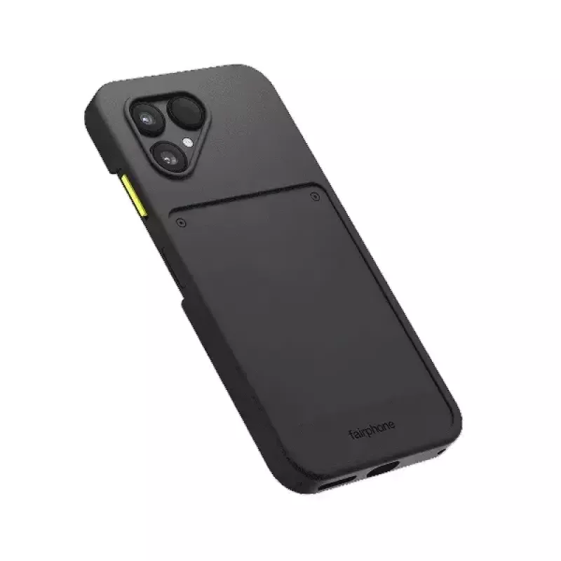 Mobile phone case Fairphone protective Case v1 for Fairphone (Gen. 6) — Cover, fits 16 cm (6.3 inch) screen, Black