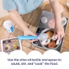 Melissa & Doug Simmer & Stir Stovetop Play Set with Water WOW Color Reveal Play Food Preschool Toy Ages 3+