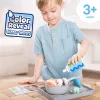 Melissa & Doug Simmer & Stir Stovetop Play Set with Water WOW Color Reveal Play Food Preschool Toy Ages 3+