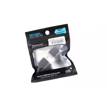 Computer Cooling System Alphacool 29142 Acetal Acrylic Black Transparent 1/4 inch