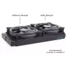 Cooling System Alphacool 24831 Silicone Black 14cm Fan