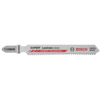 Jigsaw blade Bosch T128BHM Carbide 2 pcs for laminate PVC