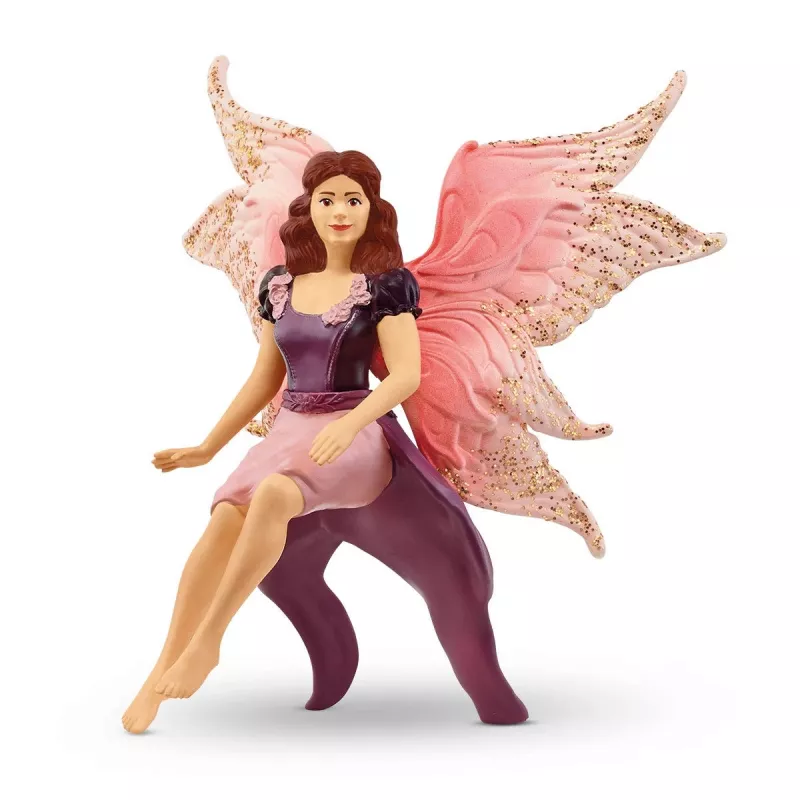 schleich BAYALA Fairy in Flight on Glam-Owl, 5 yr(s), Sun Elves, Unicorns & Fairies, Multicolour, Plastic