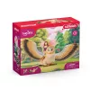 schleich BAYALA Fairy in Flight on Glam-Owl, 5 yr(s), Sun Elves, Unicorns & Fairies, Multicolour, Plastic