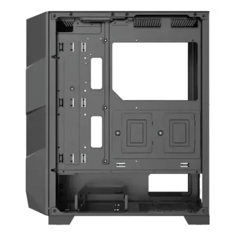 PC Midi Tower case XILENCE Performance A+ BREEZE II — black, tempered glass, supports ATX/Micro‑ATX/Mini‑ITX, 3x140mm front, 1x120mm rear