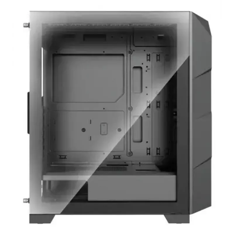 PC Midi Tower case XILENCE Performance A+ BREEZE II — black, tempered glass, supports ATX/Micro‑ATX/Mini‑ITX, 3x140mm front, 1x120mm rear