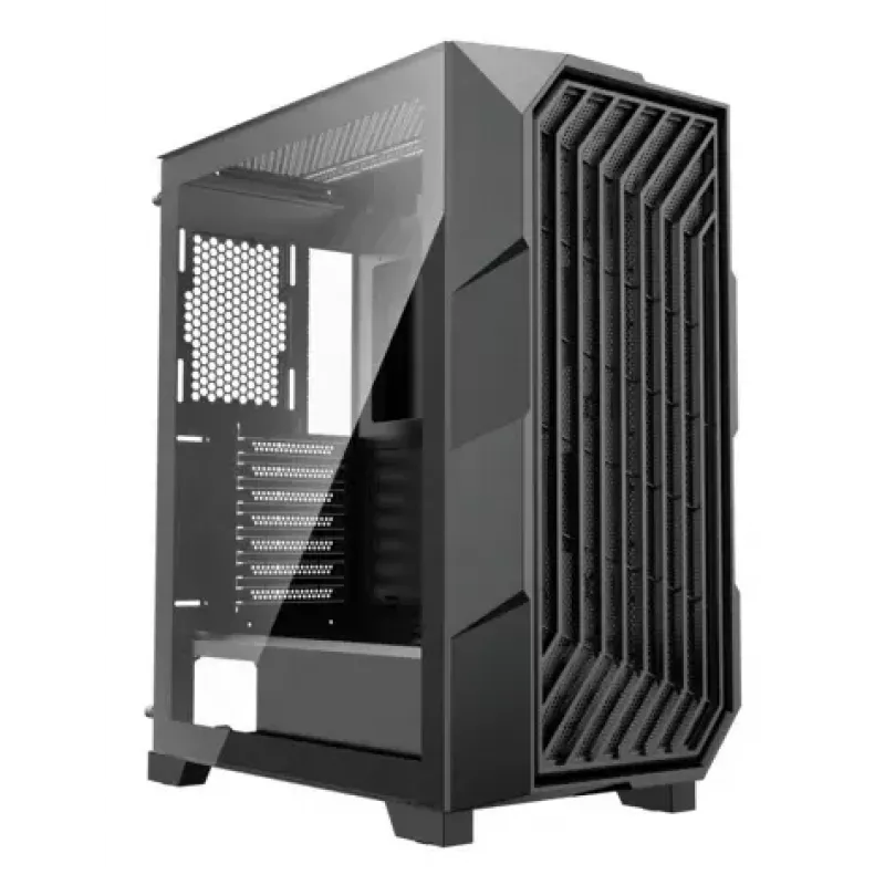PC Midi Tower case XILENCE Performance A+ BREEZE II — black, tempered glass, supports ATX/Micro‑ATX/Mini‑ITX, 3x140mm front, 1x120mm rear
