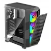 PC Midi Tower case XILENCE Performance A+ BREEZE II — black, tempered glass, supports ATX/Micro‑ATX/Mini‑ITX, 3x140mm front, 1x120mm rear