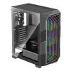 PC Midi Tower case XILENCE Performance A+ BREEZE II — black, tempered glass, supports ATX/Micro‑ATX/Mini‑ITX, 3x140mm front, 1x120mm rear