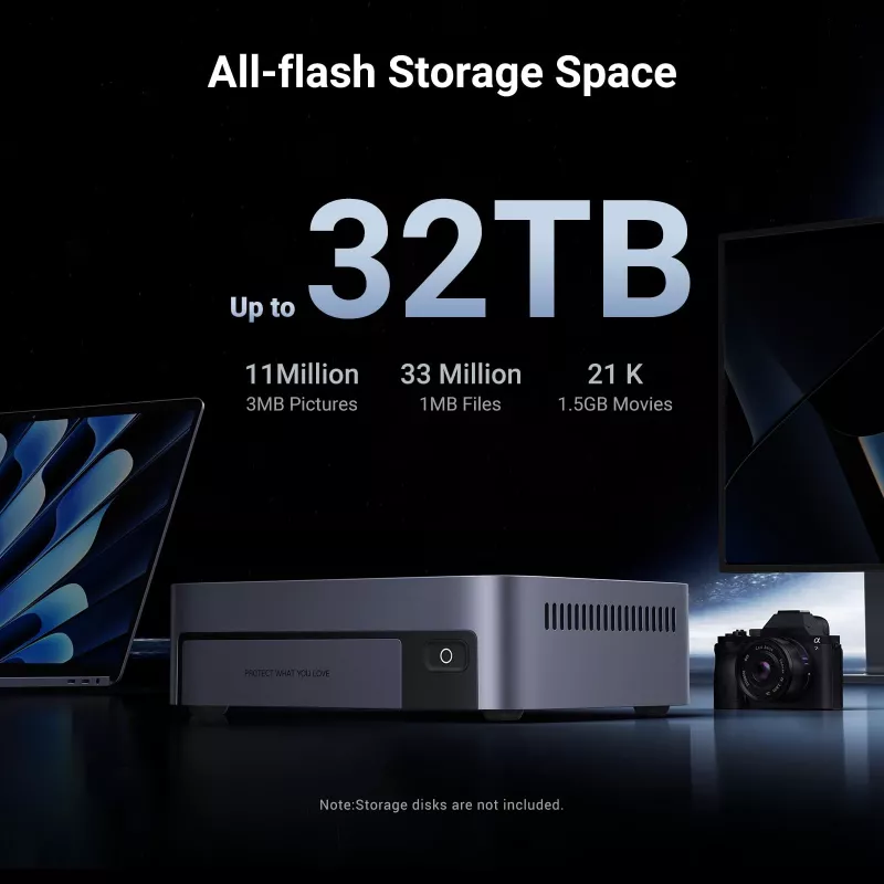 Ugreen DXP480T Plus NAS Desktop Intel® Core™ i5 8 GB DDR5 Grey
