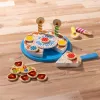 Melissa & Doug Birthday Party Cake - Wooden Play Food With Mix-n-Match Toppings and 7 Candles