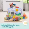 Wooden Snap-and-Play Vehicles Building Set Melissa & Doug Blockables, 54 pcs, connectable, FSC-certified