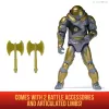 Action Figure Superman Hammer of Boravia 6-inch, movie styling, includes 2 accessories, gold/grey