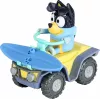 Moose Toys Bluey S9 Figure & Vehicle Pack Beach Quad with Bandit