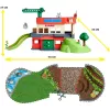 Playset Simba‑Dickie Majorette CLAAS Farm Playset — play buildings, farm-themed toy set