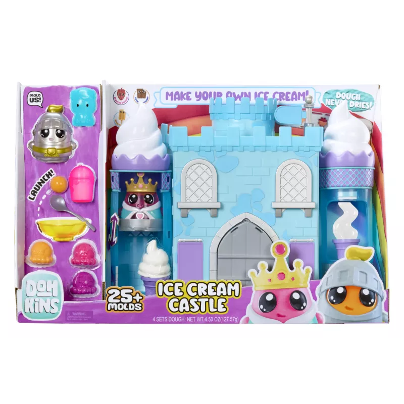 MGA Entertainment DohKins Ice Cream Castle 123095 modelling clay playset, age 3+