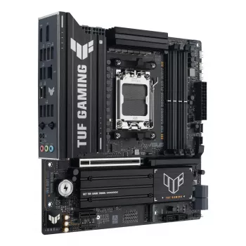 Motherboard ASUS TUF GAMING B850M-PLUS WIFI7 micro ATX, AMD B850, Socket AM5, DDR5, 4 DIMM, 256GB, Wi‑Fi 7, 2.5Gb LAN