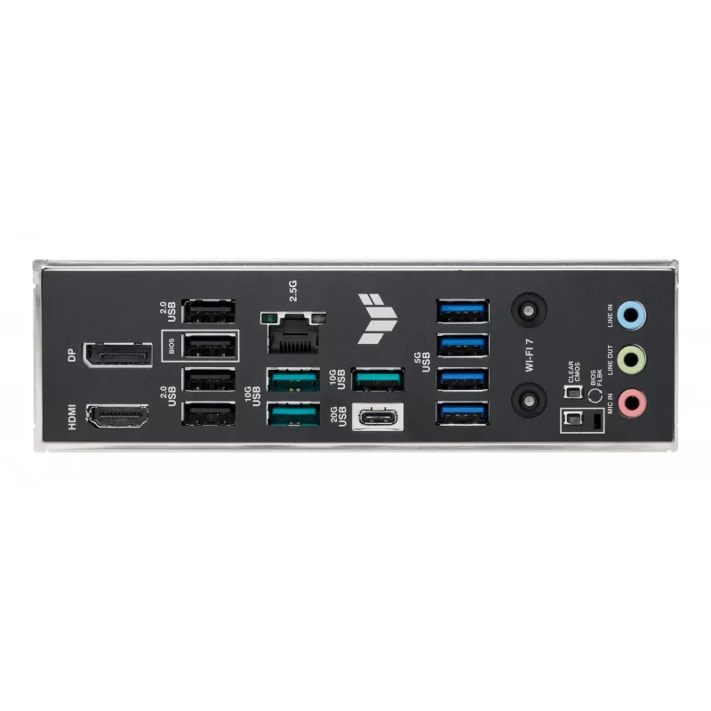 Motherboard ASUS TUF GAMING B850M-PLUS WIFI7 micro ATX, AMD B850, Socket AM5, DDR5, 4 DIMM, 256GB, Wi‑Fi 7, 2.5Gb LAN