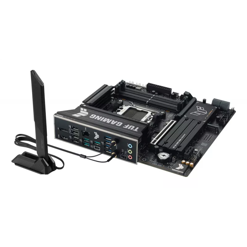Motherboard ASUS TUF GAMING B850M-PLUS WIFI7 micro ATX, AMD B850, Socket AM5, DDR5, 4 DIMM, 256GB, Wi‑Fi 7, 2.5Gb LAN