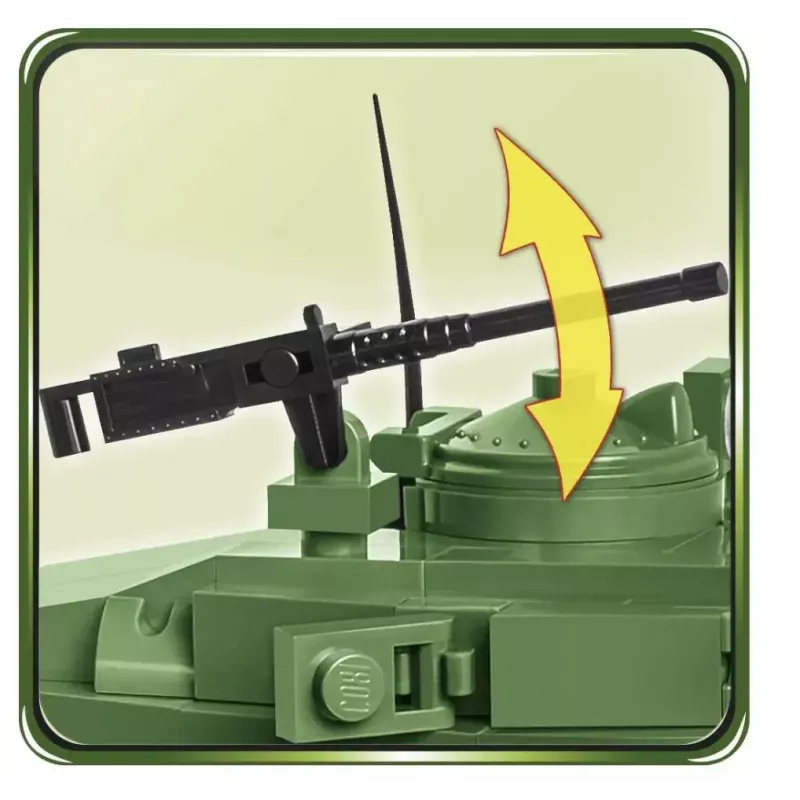 Building blocks tank Cobi M24 Chaffee 1:35 scale model, Cobi-2543