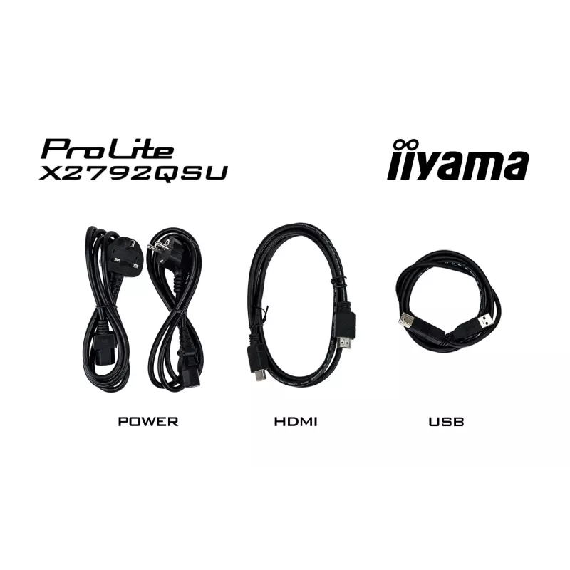 iiyama ProLite X2792QSU-B1 computer monitor 68.6 cm (27 inch) 2560 x 1440 pixels Quad HD LED Black
