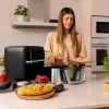 Hot air fryer Cecotec Cecofry Dual 9000 9 L 2850 W Black Stainless steel