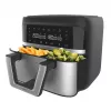 Hot air fryer Cecotec Cecofry Dual 9000 9 L 2850 W Black Stainless steel