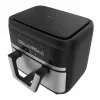 Hot air fryer Cecotec Cecofry Dual 9000 9 L 2850 W Black Stainless steel