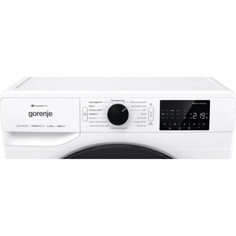 Gorenje WPNEI14A2TS washing machine Front-load 10 kg 1400 RPM Black, White