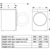 Gorenje WPNEI14A2TS washing machine Front-load 10 kg 1400 RPM Black, White