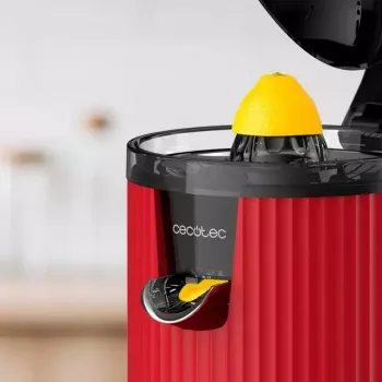 Slow juicer Cecotec Xqueeze RetroJuice 600 600 W Black Red Stainless steel