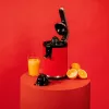 Slow juicer Cecotec Xqueeze RetroJuice 600 600 W Black Red Stainless steel